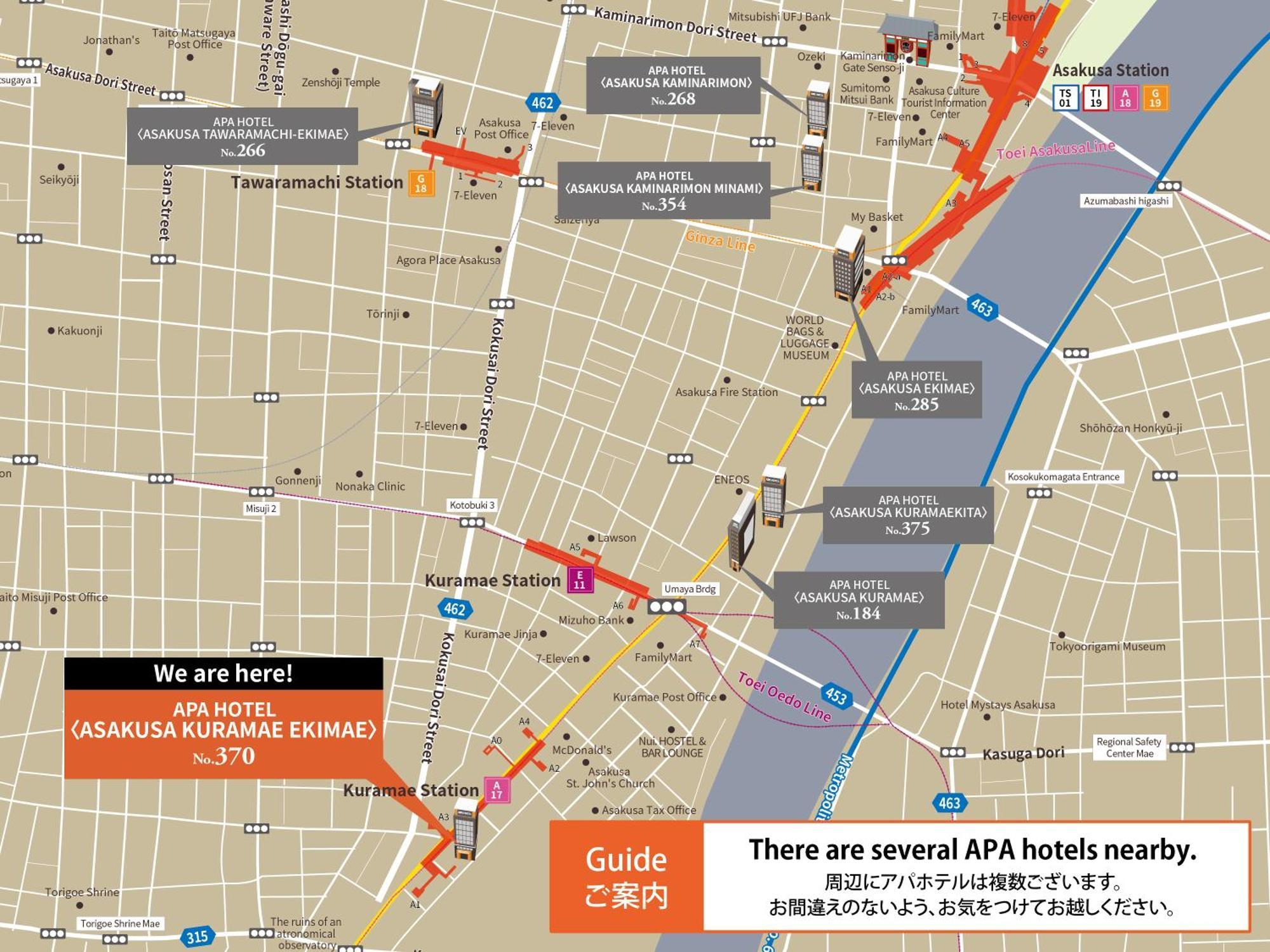Apa Hotel Asakusa Kuramae Ekimae Tokyo Eksteriør billede
